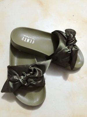 Puma X Fenty Bandana Slide Women Shoes--017